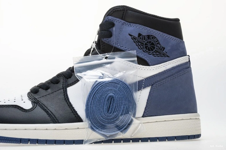 555088-115 OG Air Jordan Retro  High Blue 1 Moon 1009